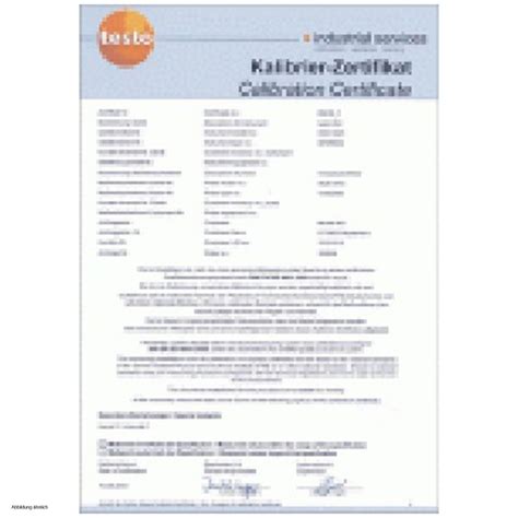 Iso 3 Point Calibration Certificate 85300