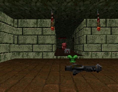 Playstation Doom Level 19 House Of Pain Start Screen