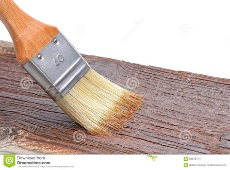 Wood Texture And Paintbrush Stock Photo Image Of Board Dirty 58575174