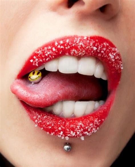 sugar coated lips tongue piercing jewelry body piercing tongue piercing