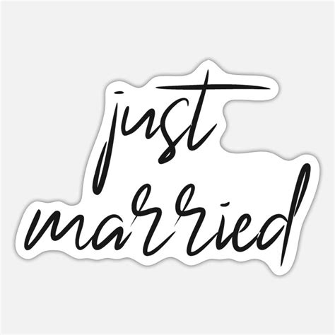 Married Stickers Unique Designs Spreadshirt