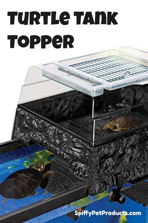 Turtle Topper Above Tank Basking Platform Dock Spiffy Pet Products