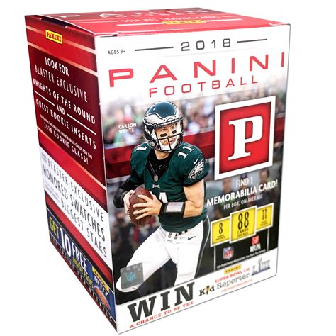 2018 Panini Nfl Football Value Box Trading Cards Featuring Carson