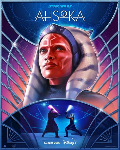 the poster for star wars ahsoka