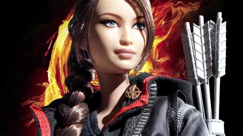 Hunger Games Katniss Doll With Barbie Collector Designer Bill Greening Youtube
