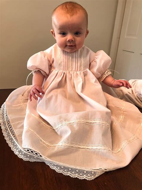 Heirloom Baby Girl Dress For Dedication Coming Home Gown Etsy