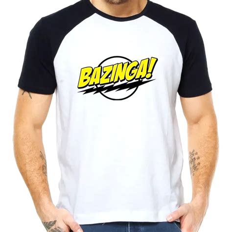 Camiseta Raglan Bazinga Big Bang Theory Elo7 Produtos Especiais