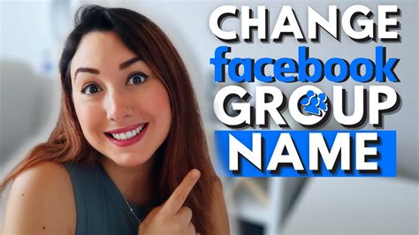 How Can I Change My Facebook Group Name Youtube