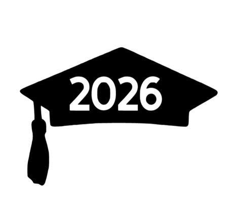 2026 Graduation Cap Iron On Decal Class Of 2026 Graduation Tshirt