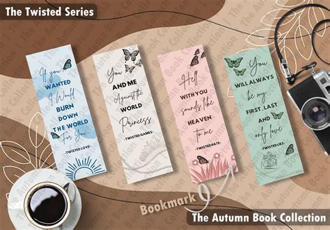 Twisted Series Bookmarks Twisted Love Twisted Games - Etsy UK