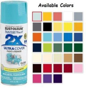 Rustoleum Spray Paint Color Chart Amulette