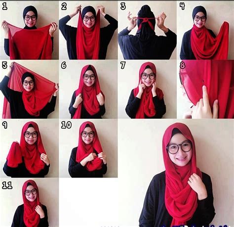 Cara Memakai Hijab Pashmina Simple Dan Modis