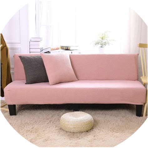 modern minimalist fashion all inclusive sofa bed set solid color light pink no