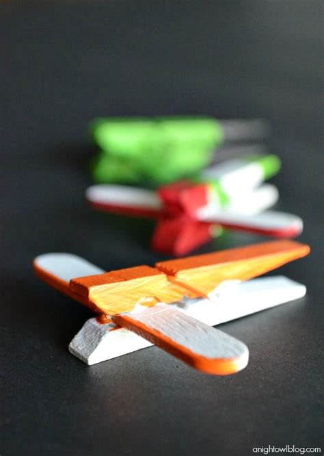 Disney Planes Diy Mini Clothespin Airplanes A Night Owl Blog Craft