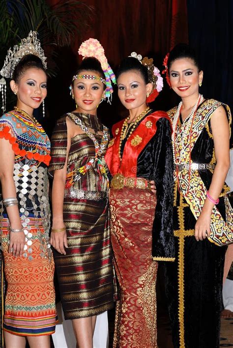 Traditional Costumes Of Malaysia Editorial Photo Image Of Teen Wear