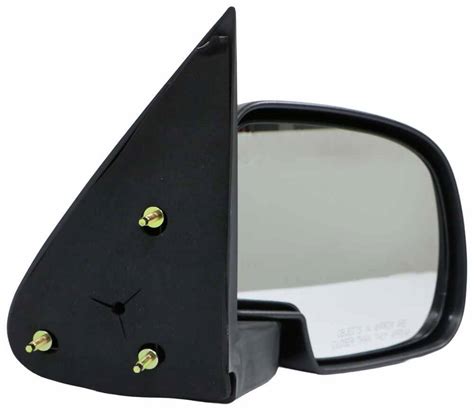 2005 Gmc Sierra K Source Replacement Side Mirror Manual Textured Blackchrome Passenger Side