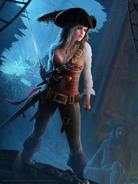 Treasure Of Pirate By Erlanarya On Deviantart Pirate Woman Pirate Art Pirates