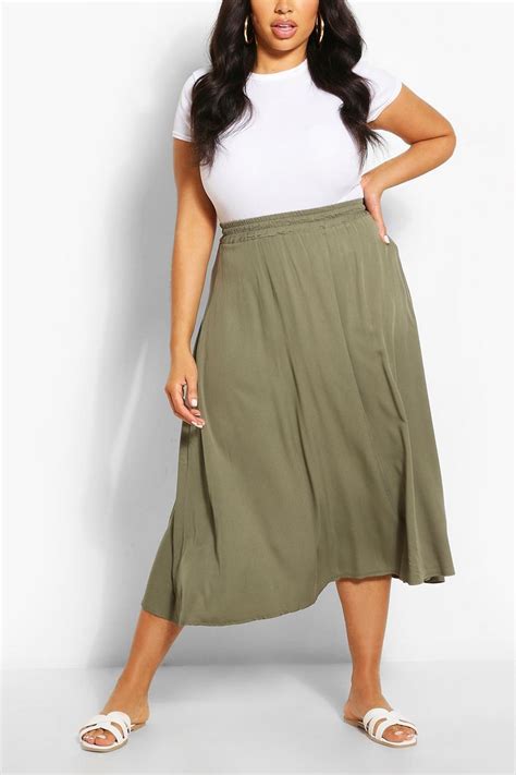 Boohoo Plus Size Skirts Womens Curve Skirts