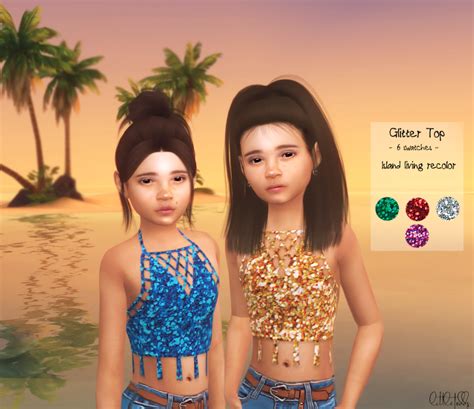 Download Sfs Island Living Required Toddler Hair Sims 4 Sims 4