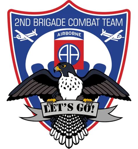 Us Army 82nd Airborne 2nd Brigade Combat Team Self Adhesive Vinyl Decal