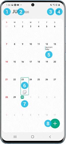 How To Use Calendar App On My Samsung Smartphone Samsung My