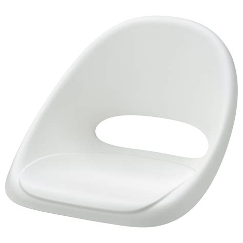 The castors lock automatically, when the chair. LOBERGET Seat shell for junior chair - white - IKEA