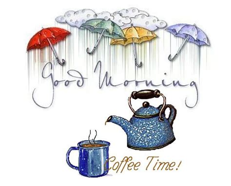 Coffee Time On A Rainy Day Mylot