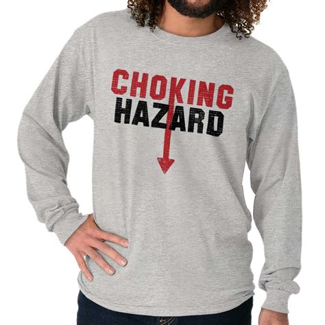Choking Hazard Rude Crude Sexual Personality Mens T Shirts T Shirts Tees Tshirt Ebay