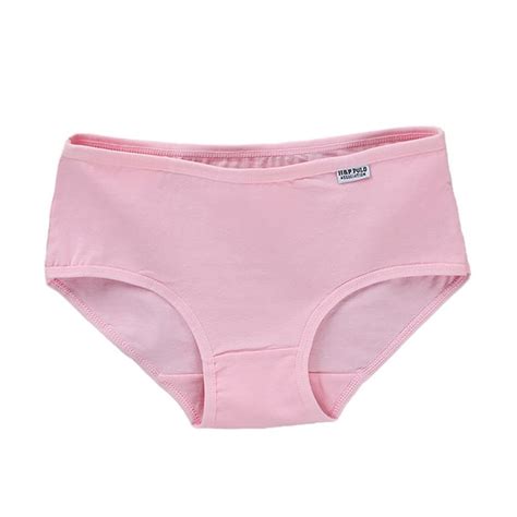 hesxuno underwear for girls girls underwear pure cotton briefs solid low rise girls panties