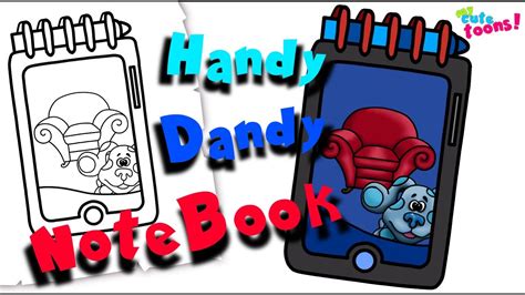 Blues Clues How To Draw Handy Dandy Notebook Easy Drawing Tutorial