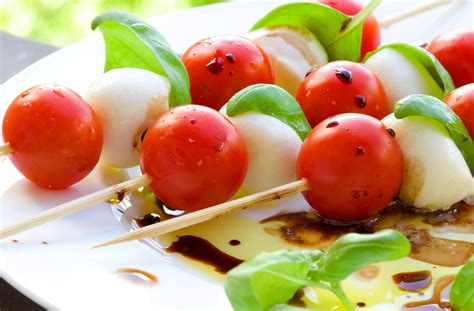 Cherry Tomato And Bocconcini Kabob Recipe