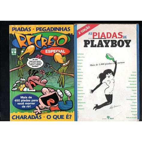 As Piadas De Playboy Piadas Pegadinhas Recreio Especial N Shopee Brasil