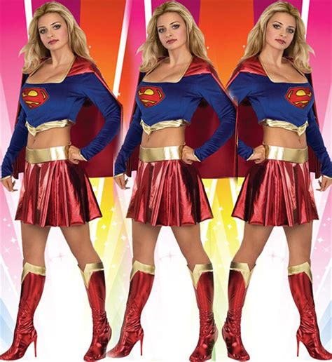 Supergirl Adult Women Costume Women Sexy Halloween Costumes S 2xl Not