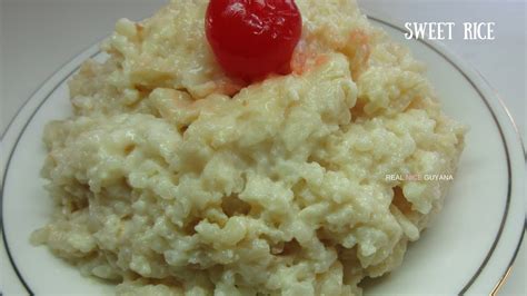 Sweet Rice Rice Pudding Step By Step Video Recipe Ii Real Nice