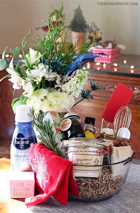 Diy Breakfast T Basket With Gingerbread Pancake Mix The Rising Spoon