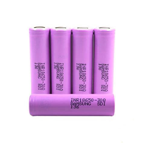 Inr18650 30q 18650 Battery 3000mah 37v Samsung 20a Lithium Ion Cells