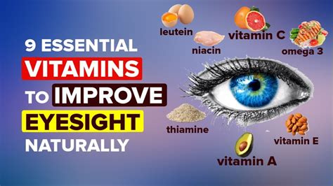 9 Most Essential Vitamins To Improve Eyesight Naturally And Best Foods