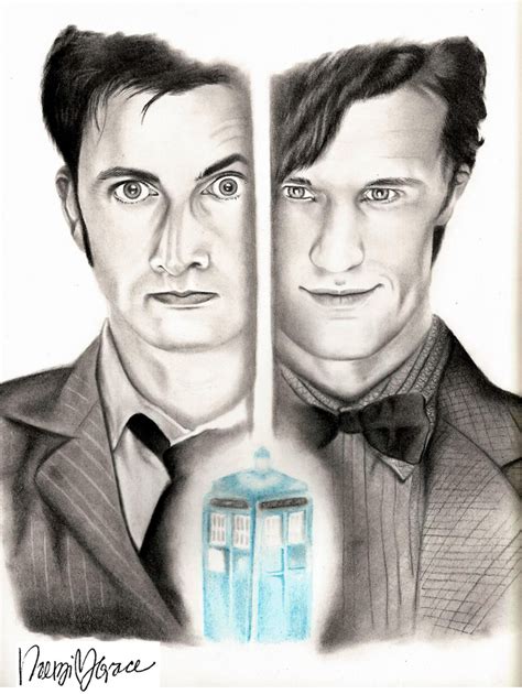 10th And 11th Doctor Doctor Who By Ngrace80 On Deviantart