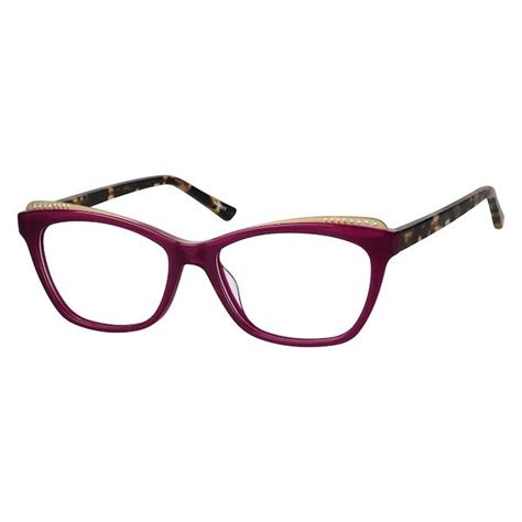 zenni womens cat eye prescription eyeglasses purple tortoiseshell plastic 4434517 eyeglasses
