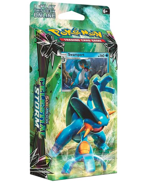Deck Pokemon Trading Card Game Sun And Moon Celestial Storm Swampert