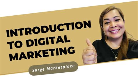 introduction to digital marketing surge marketplace youtube
