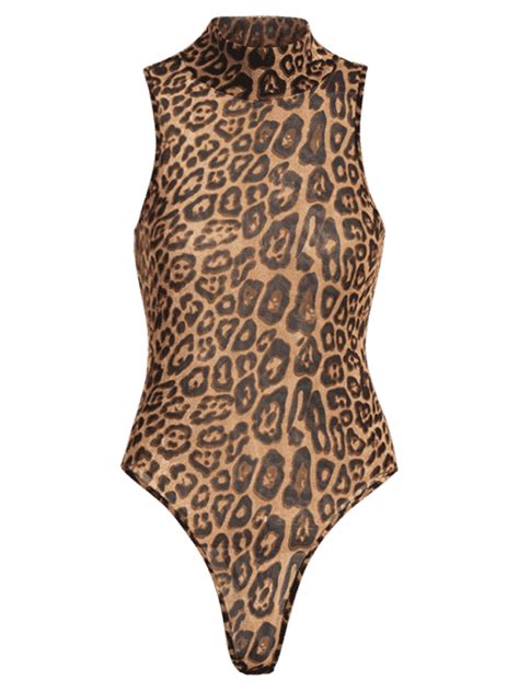 Leopard Print High Cut Bodysuit Leopard L High Cut Bodysuit Lace Bodysuit Long Sleeve