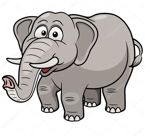Dibujos Animados Elefante — Archivo Imágenes Vectoriales © Sararoom