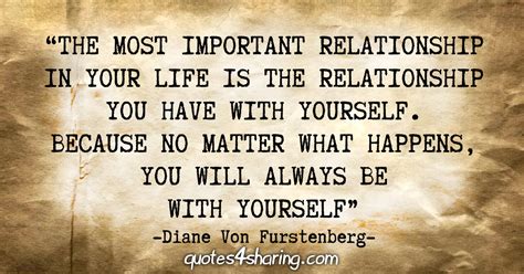 The Most Important Relationship In Your Life Is The Relationship You Have With Yourself