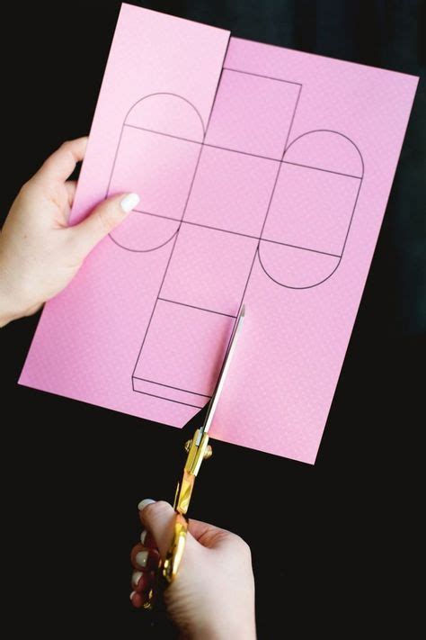 Bastel karton a5 / karton papier classic silky a4. Vorlage ausschneiden und falten | Diy Geschenkverpackung | Schachteln basteln, Schachtel basteln ...