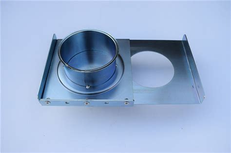 Galvanized Steel Air Conditioning Duct Dampers 4 Inch Dust Collector