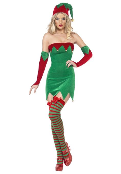 Womens Jingle Elf Costume