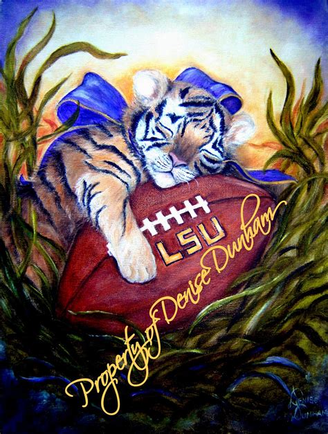 Lsu Sleeping Baby Tiger Reproductions For Sale In Many Sizes On Fine