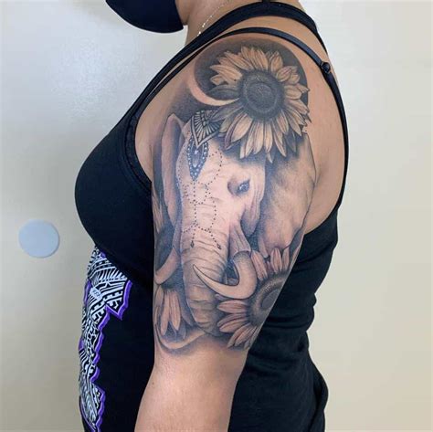 Get Shoulder Tattoos Upper Arm Female Classy Half Sleeve Tattoo