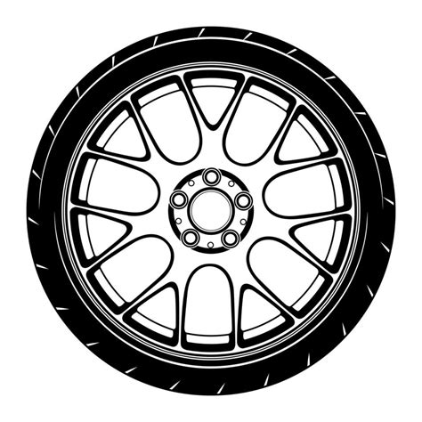 Car Wheel Illustration For Conceptual Design 2027242 Vector Art At Vecteezy